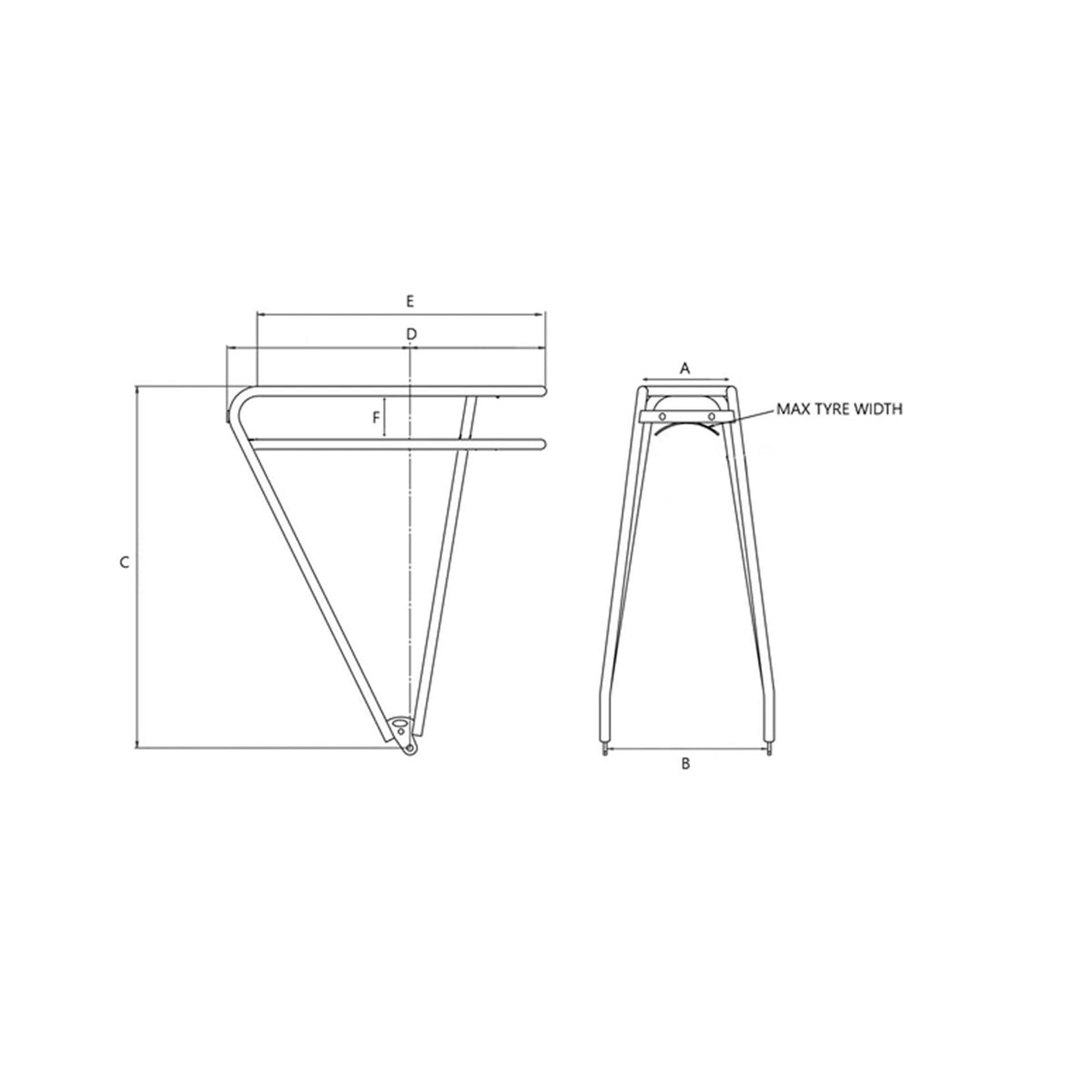 Ultralight Rear Rack Tortec Tour Ultralite Rear Rack – Altura